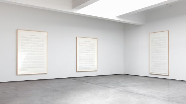 Installation view, Charles Gaines, Notes on Social Justice, September 7 – October 5, 2013