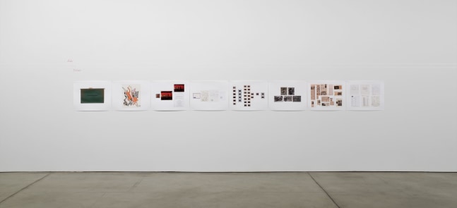 Installation view, Scratching on Things I Could Disavow: A History of Art in the Arab World / Part I_Volume 1_Chapter 1 (Beirut: 1992-2005), 534 W 21 Street, New York. © Walid Raad. Courtesy Paula Cooper Gallery, New York.