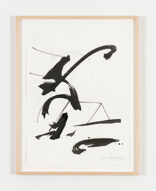 Mark di Suvero, Untitled, 2004, ink and marker on paper image: 30 x 22 in. (76.2 x 55.9 cm) frame: 34 1/4 x 26 1/2 in. (87 x 67.3 cm)