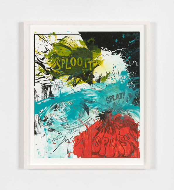 Christian Marclay
Study for Actions: Sploott, Splat, Splash, 2013
inkjet and acrylic on paper
19 7/8 x 16 5/8 in. (50.5 x 42.2 cm)
frame: 23 x 19 3/4 x 1 1/2 in. (58.4 x 50.2 x 3.8 cm)
&amp;copy; Christian Marclay. Courtesy Paula Cooper Gallery, New York
Photo: Steven Probert

크리스찬 마클레이
Study for Actions: Sploott, Splat, Splash, 2013
종이에 잉크젯과 아크릴
19 7/8 x 16 5/8인치(50.5 x 42.2cm)
프레임: 23 x 19 3/4 x 1 1/2인치(58.4 x 50.2 x 3.8cm)
&amp;copy; Christian Marclay. Courtesy Paula Cooper Gallery, New York
Photo: Steven Probert