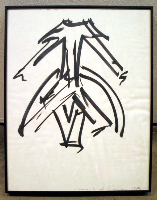 Mark di Suvero "Untitled" 1975 Marker on paper 14 1/8 x 11 1/8 in.