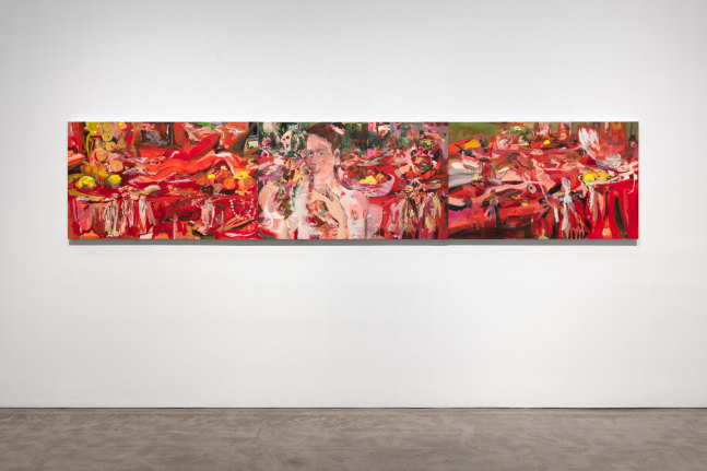 Installation view, Cecily Brown, October 15 – November 21, 2020