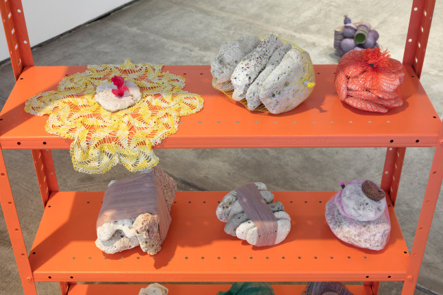 Installation view, Veronica Ryan, The Weather Inside, September 7 – October 19, 2019