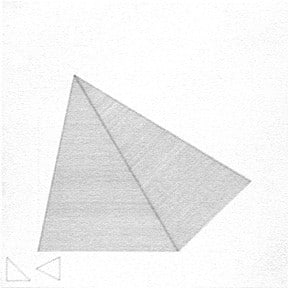 Sol LeWitt "Isometric Drawing" 1981 Ink on paper 19 x 19 in.