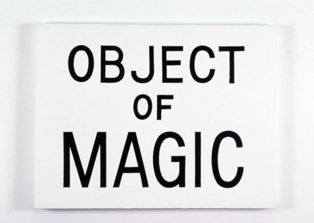 Jonathan Borofsky Object of Magic, 1984 acrylic on canvas 30 3/16 x 40 1/8 in. (76.7 x 101.9 cm)