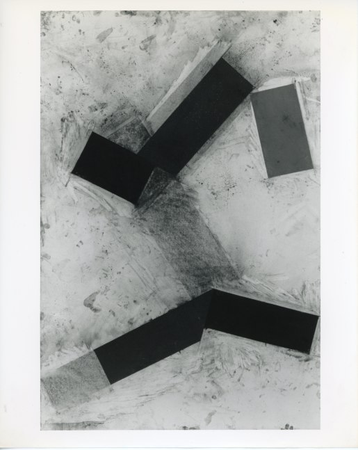 Joel Shapiro &quot;Untitled&quot; 1988 Charcoal, chalk, pastel on paper 60&quot; x 40&quot;