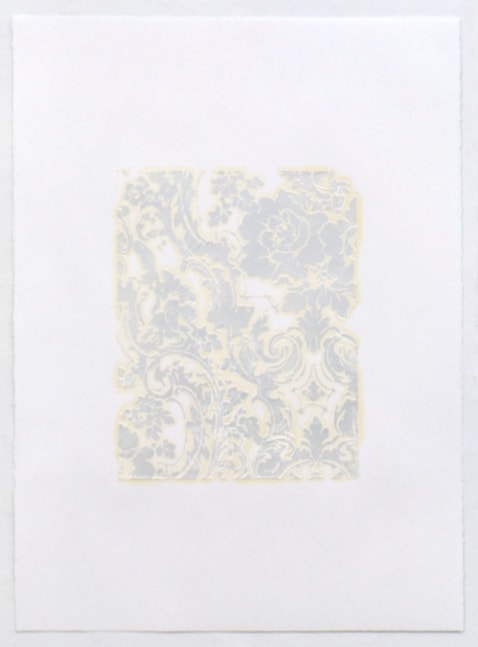 Rudolf Stingel "Untitled" 2007 Oil and enamel on Rives BFK paper 30 x 22 1/4 in.