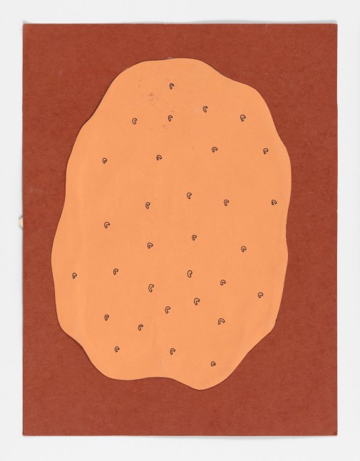 Veronica Ryan, Borderline, 1994, acrylic, ink and collage on paper, 11 3/4 x 9 1/8 in. (29.8 x 23.2 cm). © Veronica Ryan. Courtesy Paula Cooper Gallery, New York. Photo: Steven Probert