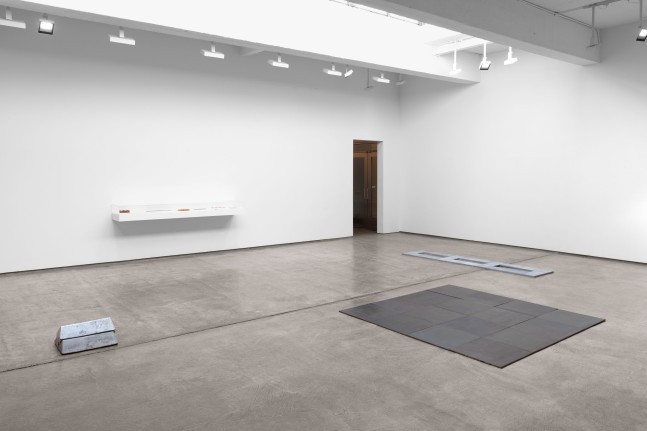 Installation view, Carl Andre, Paula Cooper Gallery, 521 W 21st Street