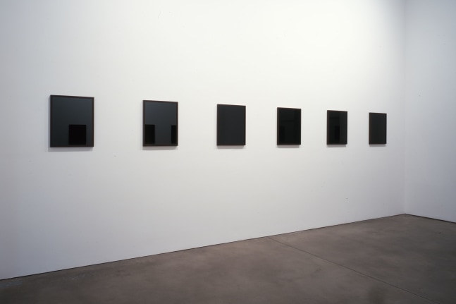 Installation view, Mourning Mirrors, Paula Cooper Gallery, 534 W 21st Street, New York. November 6 - December 4, 2004. © Sherrie Levine. Photo: Ellen Page Wilson.