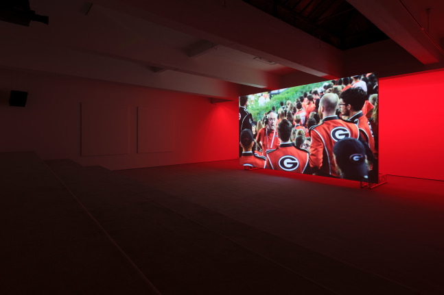 Installation view, Paul Pfeiffer: Red Green Blue, November 12 - December 22, 2022, 521 W 21st Street