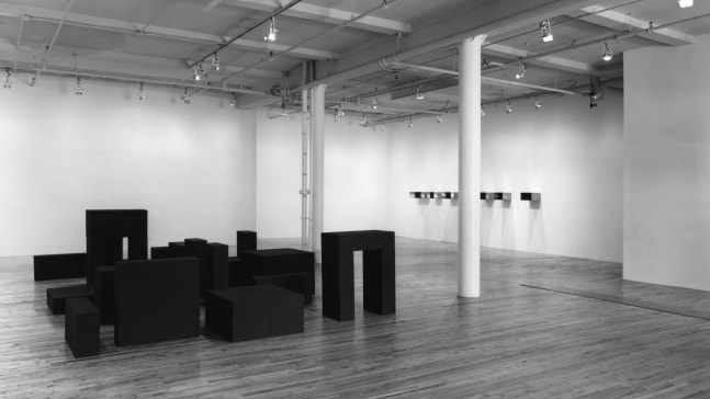 Installation view, Group Show, Paula Cooper Gallery, 155 Wooster Street, New York, May 24 - June 22, 1984. Photo: Geoffrey Clements.