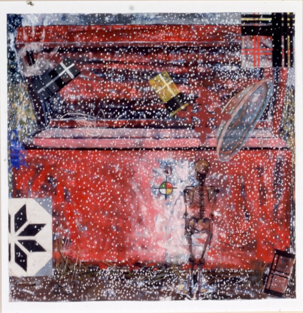 Jennifer Bartlett &quot;Season 6: Winter&quot; 1990 Pastel on Paper 31 1/2&quot; x 31 1/2&quot;