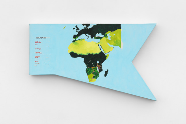 JENNIFER BARTLETT ​​​​​​​Republique de Guinée, 2003 oil on canvas