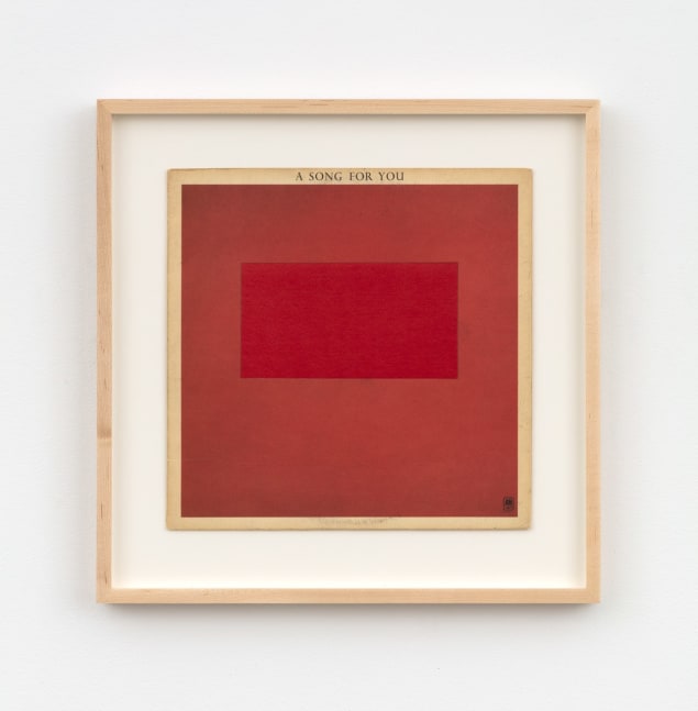 Christian Marclay Untitled (from the series "Imaginary Records"), 1989 altered record cover frame: 17 x 17 x 1 1/2 in. (43.2 x 43.2 x 3.8 cm)