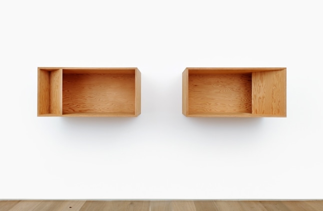 Donald Judd "Untitled" 1989 Douglas fir plywood 19 5/8 x 98 x 19 5/8 in.