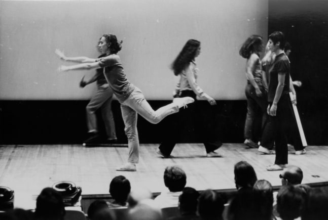 Peter Moore Untitled (Yvonne Rainer, "Performance - Demonstration;" Becky Arnold, center, Rainer, right), September 16, 1968