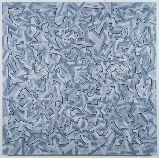 Julien Lethbridge &quot;Traveling Salesman 1&quot; 1992 Oil on linen 72&quot; x 72&quot;