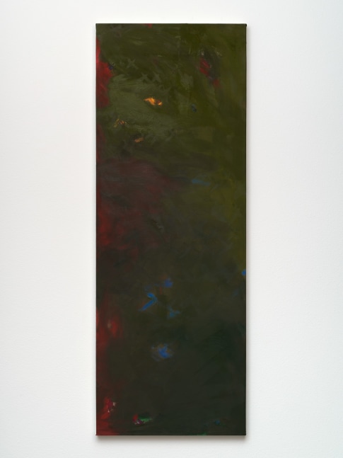 Cynthia Hawkins Investigation into Green (Green b), 1986 oil on canvas 68 x 24 in. (172.7 x 61 cm)