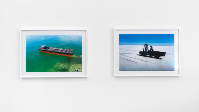 Installation view, Sophie Calle, Hans Haacke, Robert Grosvenor, Robert Gober, Christian Marclay, Carey Young, Photographs, March 26 – April 23, 2016