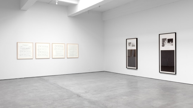 Installation view, Charles Gaines, Notes on Social Justice, September 7 – October 5, 2013