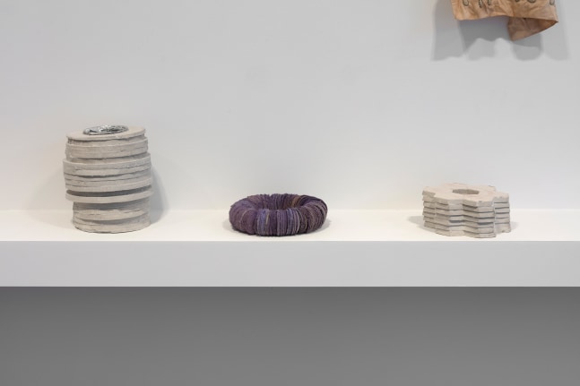 Installation view, Veronica Ryan, The Weather Inside, September 7 – October 19, 2019