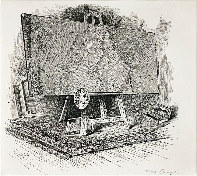 Bruce Conner UNTITLED, c. 1990 photocopy collage 4 1/2 x 5 in. (11.4 x 12.7 cm) frame: 11 3/4 x 12 in. (29.8 x 30.5 cm)