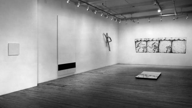 Installation view, Group Exhibition, Paula Cooper Gallery, 155 Wooster Street, New York, February 14 - March 4 1976. Photo: Geoffrey Clements.