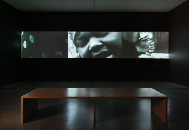 Terry Adkins Mute (from the Belted Bronze), 2007-2011 digital black-and-white video, silent 22 min. 7 sec.