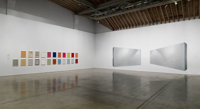 Installation view, Scratching on Things I Could Disavow: A History of Art in the Arab World / Part I_Volume 1_Chapter 1 (Beirut: 1992-2005), 534 W 21 Street, New York. © Walid Raad. Courtesy Paula Cooper Gallery, New York.