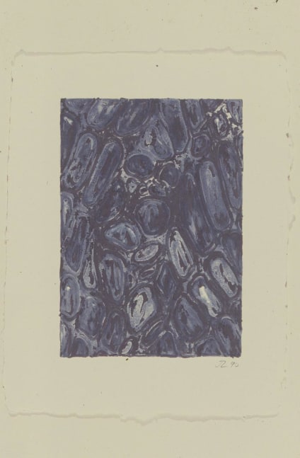 Julian Lethbridge &quot;Untitled&quot; 1990 Graphite and acrylic on paper 12 3/8&quot; x 9 3/4&quot; sheet