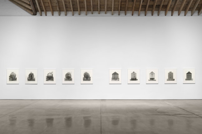 Installation view, Bernd & Hilla Becher, Paula Cooper Gallery, New York, February 24 – March 30, 2024. © Estate Bernd and Hilla Becher, represented by Max Becher, courtesy Die Photographische Sammlung/SK Stiftung Kultur – Bernd and Hilla Becher Archive, Cologne. Courtesy Paula Cooper Gallery, New York. Photo: Steven Probert