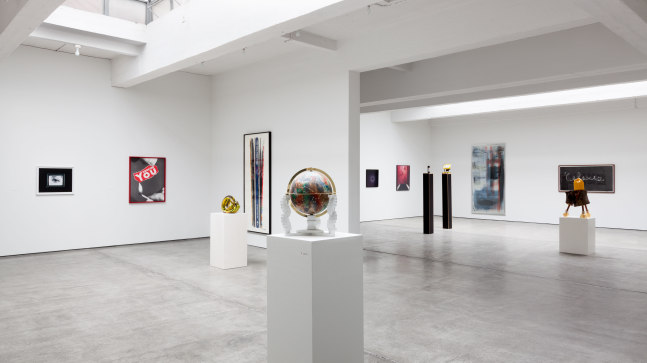 Installation view, Cal Arts Benefit Exhibition, April 5 – 19, 2014