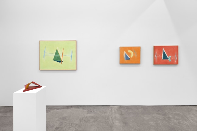 Installation view, Mark di Suvero and Leonard Contino, October 22 – November 28, 2020