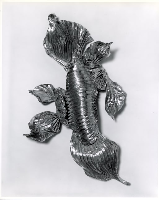 Lynda Benglis &quot;Aurora II&quot; 1990 Stainless steel mesh, aluminum 90&quot; x 66&quot; x 20&quot;