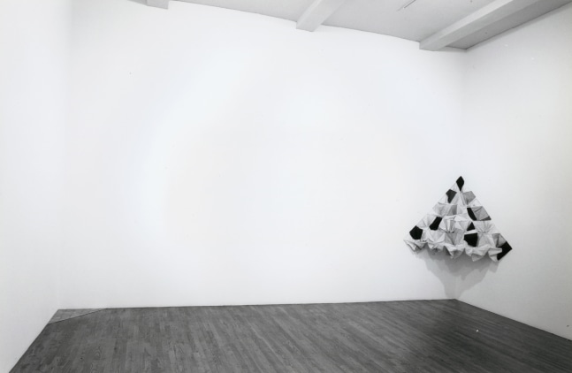 Installation view, Cornered, 155 Wooster Street, New York, June 9 - July 28, 1995. Photo: Geoffrey Clements.