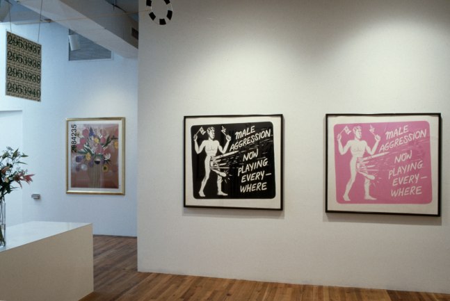 Installation view, Recent Prints Published by Gemini G.E.L, Paula Cooper Gallery, 155 Wooster Street, New York, September 4 - 27, 1986. © Jonathan Borofsky. Courtesy Paula Cooper Gallery, New York. Photo: D. James Dee.