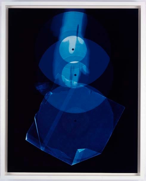 Christian Marclay "Untitled" 2004 Photogram on c-print paper, mounted on cintra board 21 1/2 x 16 3/4 in.