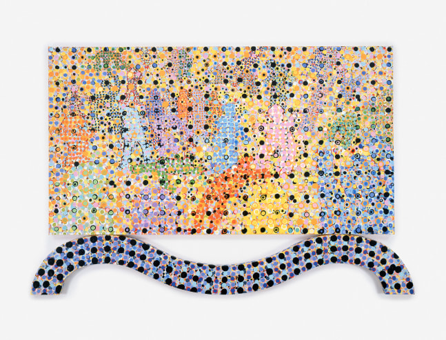 Jennifer Bartlett Wedding, 2000-2002 oil on canvas 79 x 120 x 2 in. (200.7 x 304.8 x 5.1 cm)