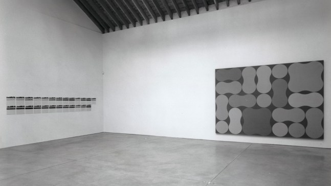 Installation view, Paintings: A Selected View, Paula Cooper Gallery, 534 W 21st Street, New York. March 26 - April 24, 1999. Photo: Adam Reich.