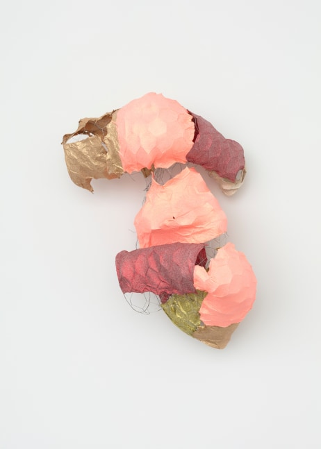 Lynda Benglis
ORANGE GLOW, 2017
cast sparkles on handmade paper over chicken wire
40 x 25 x 19 in. (101.6 x 63.5 x 48.3 cm)