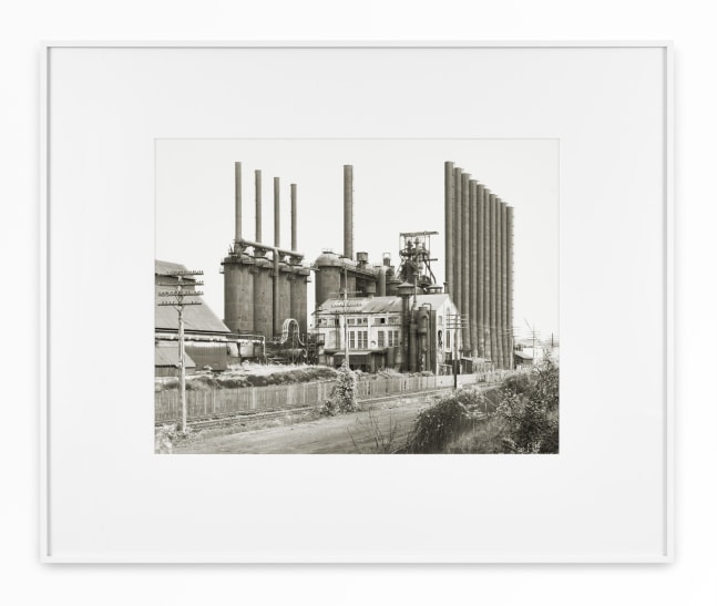 Bernd & Hilla Becher Blast Furnace, Youngstown, Ohio, USA, 1980 gelatin silver print image: 19 3/4 x 23 5/8 in. (50 x 60 cm) frame: 29 1/2 x 36 in. (75 x 91.5 cm)
