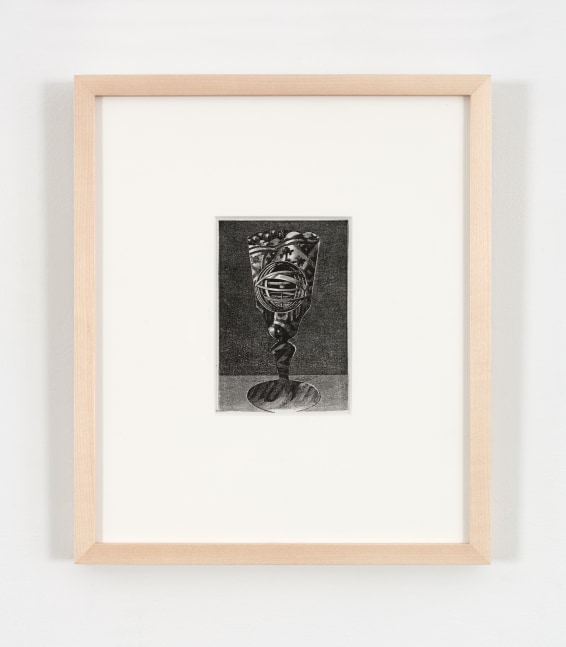 Bruce Conner UNTITLED, 2001 c. graphite photocopy collage on archival paper image: 4 1/4 x 3 1/8 in. (10.8 x 7.9 cm) frame: 11 1/2 x 9 3/4 in. (29.2 x 24.8 cm)