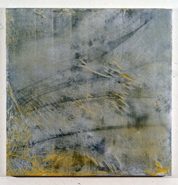 Rudolf Stingel &quot;Untitled&quot; 1993 Oil an enamel on canvas 60 1/8&quot; x 60&quot; x 2 1/8&quot;