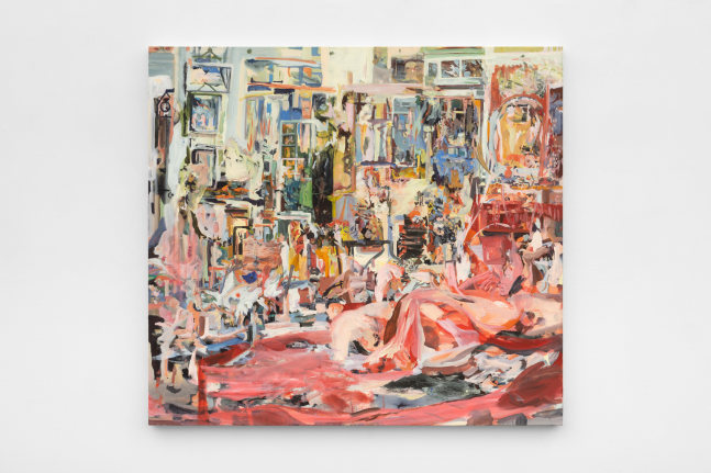 Cecily Brown
Selfie, 2020
oil on linen
43 x 47 in. (109.2 x 119.4 cm)
 