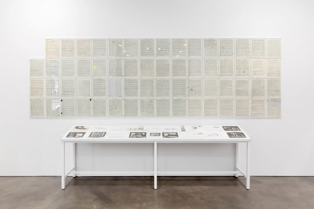 Installation view, Robert Wilson, Einstein on the Beach, September 12 – October 20, 2012