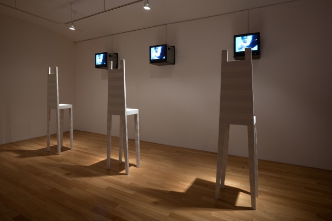 Installation view 1, Robert Wilson, Deafman Glance: Video Installation, September 24 – November 13, 2010