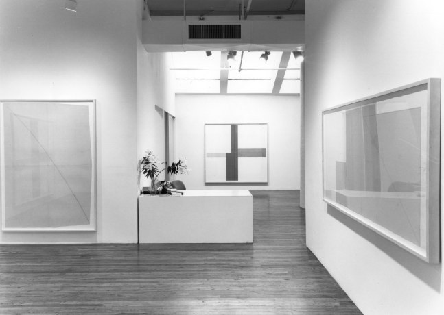 Installation view, Works on Paper 1977-82, Paula Cooper Gallery, 155 Wooster Street, New York, October 1 - 29, 1988. Photo: Andrew Moore.