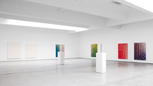 Installation view, Tauba Auerbach, Float, May 5 – June 9, 2012