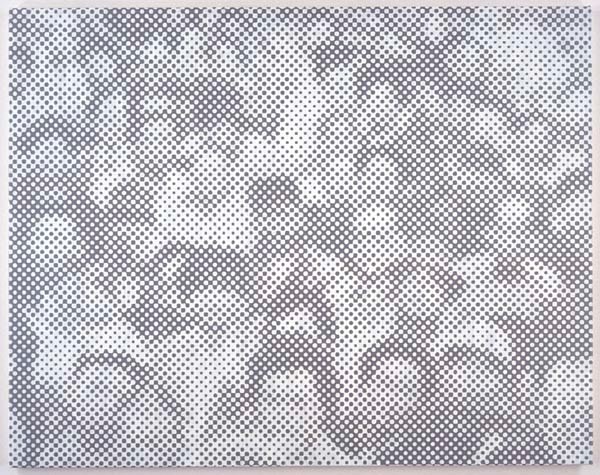 Wayne Gonzales &quot;Untitled&quot; 2004 Acrylic on canvas 45 x 57 in.